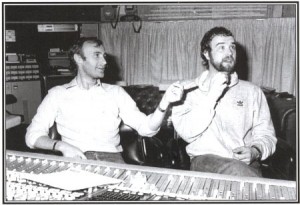Phil and John at the mixing desk..