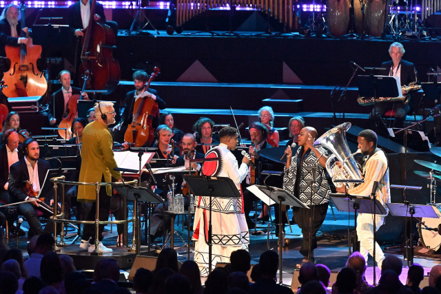 Prom 56: The South African Jazz Songbook, The Metropole Orkest conducted by Marcus Wyatt (Siyabonga Mthembu: vocals, ESKA: vocals, Soweto Kinch: saxophones, Theon Cross: tuba) in the Royal Albert Hall on Sunday 28 August 2022